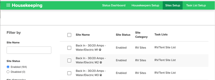 03 Sites Setup