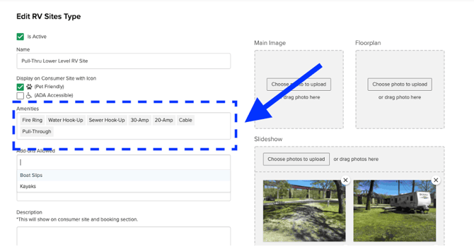 Add Daily Add-On to Site Types
