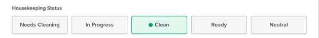 HSKP Status - Clean