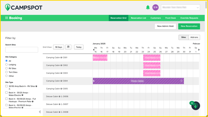 How to- Navigate Campspot