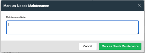 Mark Needs Maintenance