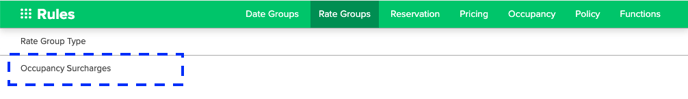 Rate Groups Page
