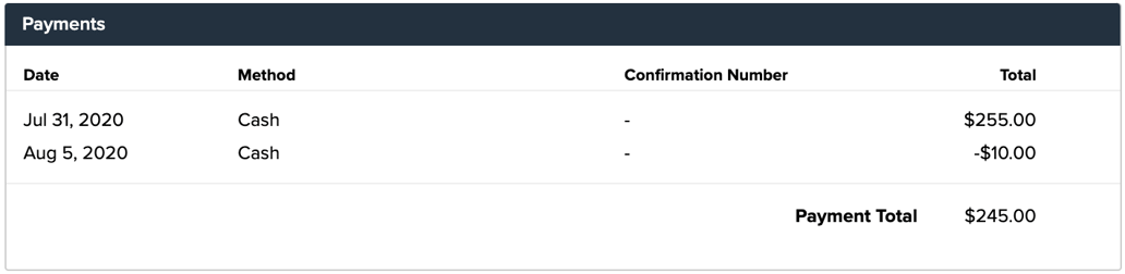 Reservation Summary - Billing Tab: What's on the Page?