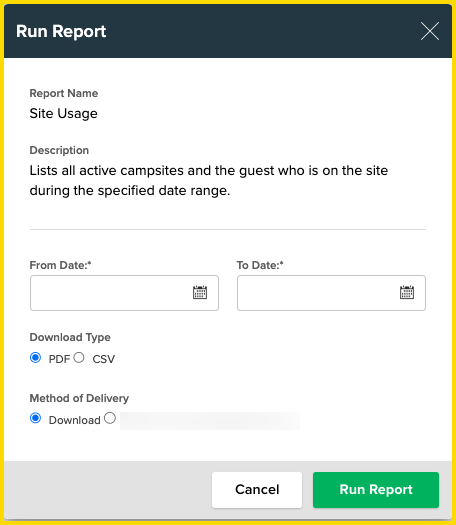 Site Usage