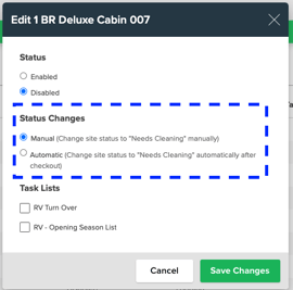 Status Changes