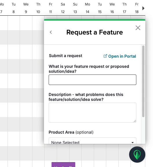 Request a Feature